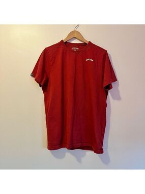 Jameson Whiskey Graphic Tee Shirt Red Organic Cotton Logo Crest XL Ireland